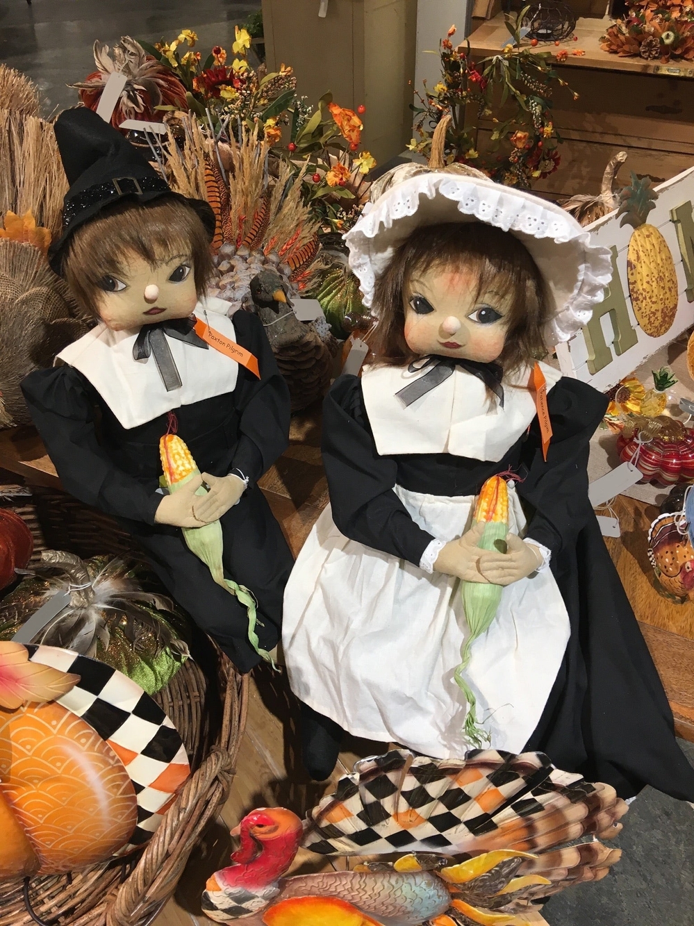 Joe Spencer Fall Dolls Decor